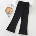 Girls High Waist Bell Bottom Pants